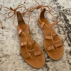 Madewell Lace Up Sandals